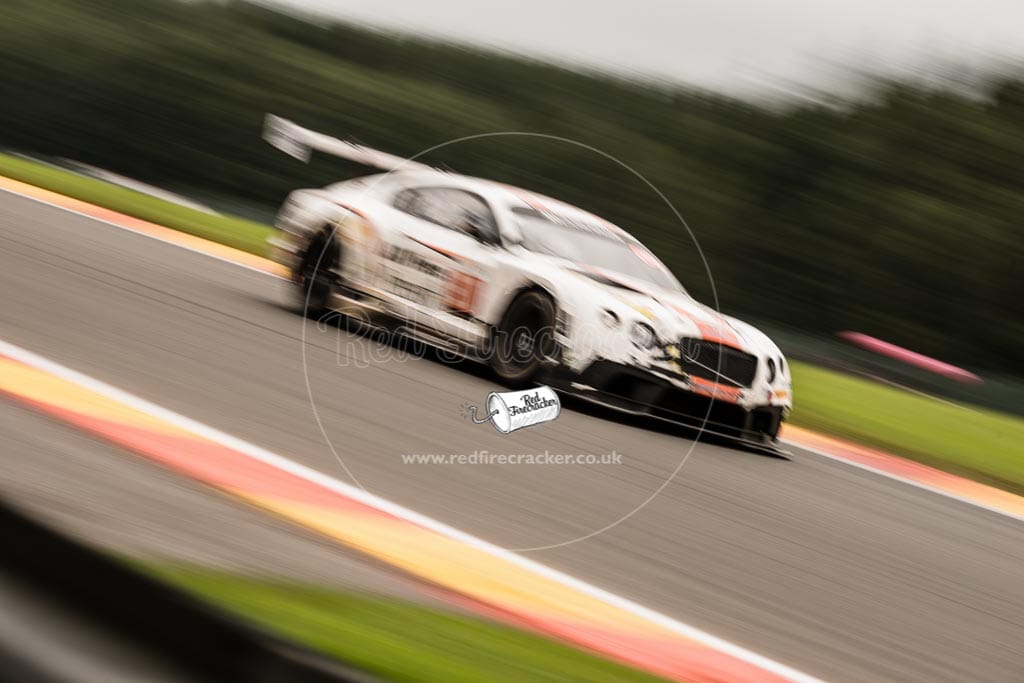 No 30 Team Parker Racing Bentley Continental GT3, Chris Harris, Derek Pierce, Carl Rosenblad, David Perel, Total 24 Hours of Spa, 26th - 31st July 2016