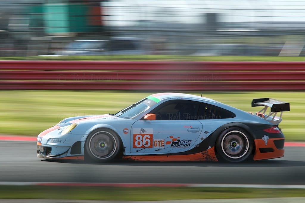 No 86 Gulf Racing UK Porsche 997 RSR, ELMS Silverstone 2014