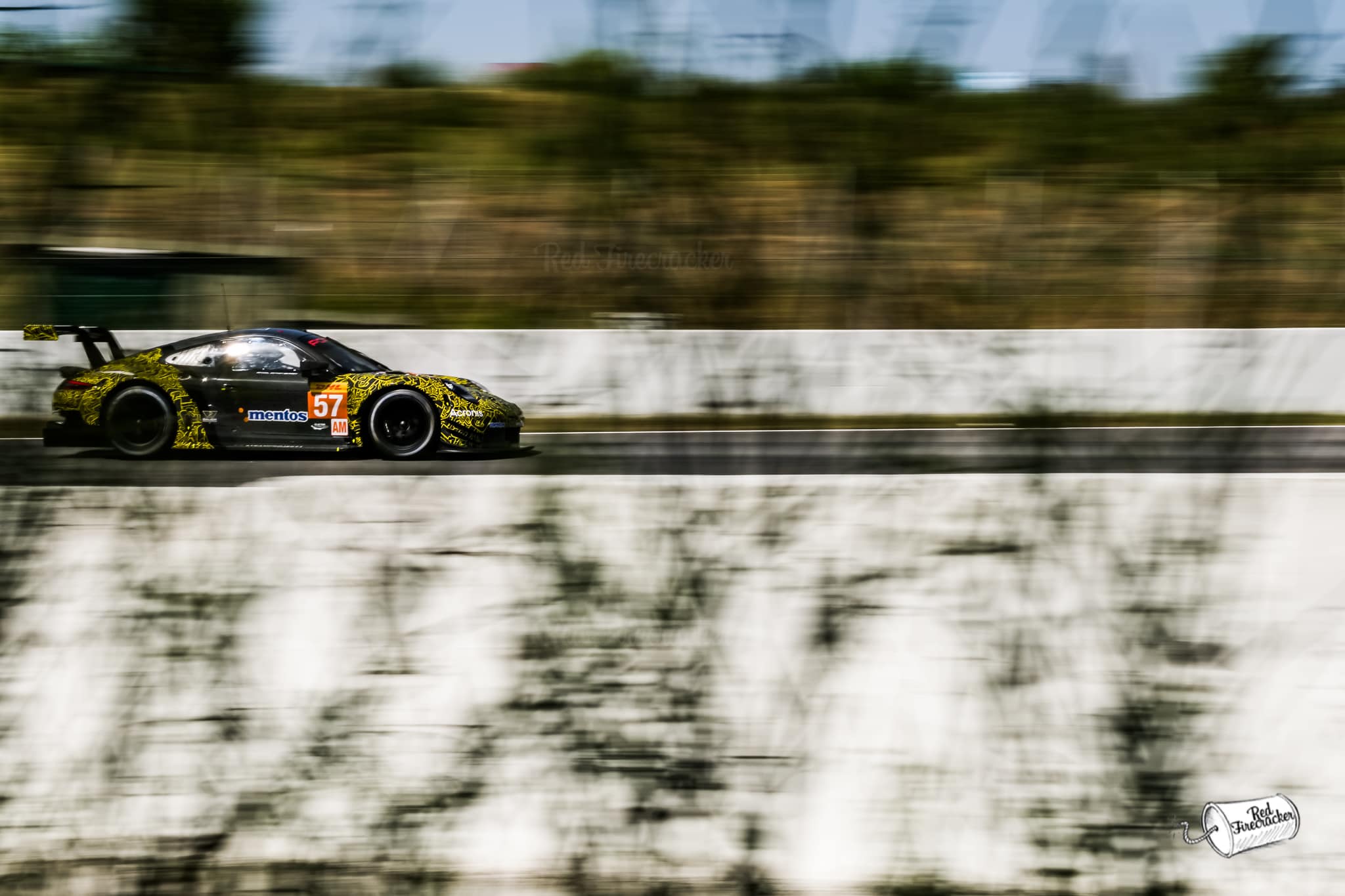 No 56 Team Project 1 Porsche 911 RSR GTE Am, FIA WEC Prologue 20